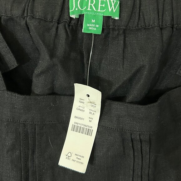 NWT J.Crew Bow-Back Linen Top | Size Medium - Picture 11 of 15